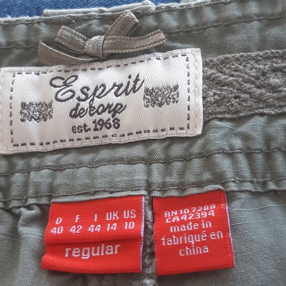 Esprit Decors est 1968 Women's cargo pants Size 10 - Picture 9 of 11